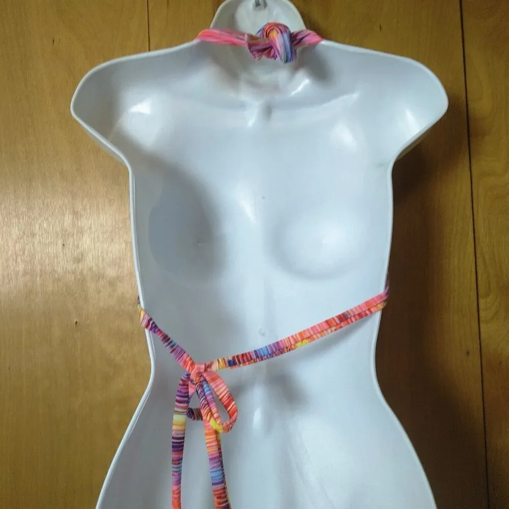 Venus Multicolor Bikini Top Bathing Suit Size 34C Top/XS Bottoms 2 Pieces - Picture 4 of 7